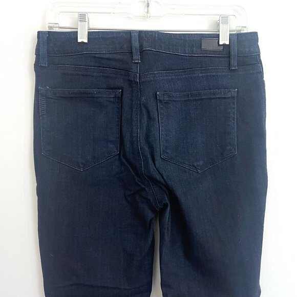 PAIGE Hoxton Ankle Jeans in Dark Blue - Picture 4 of 6